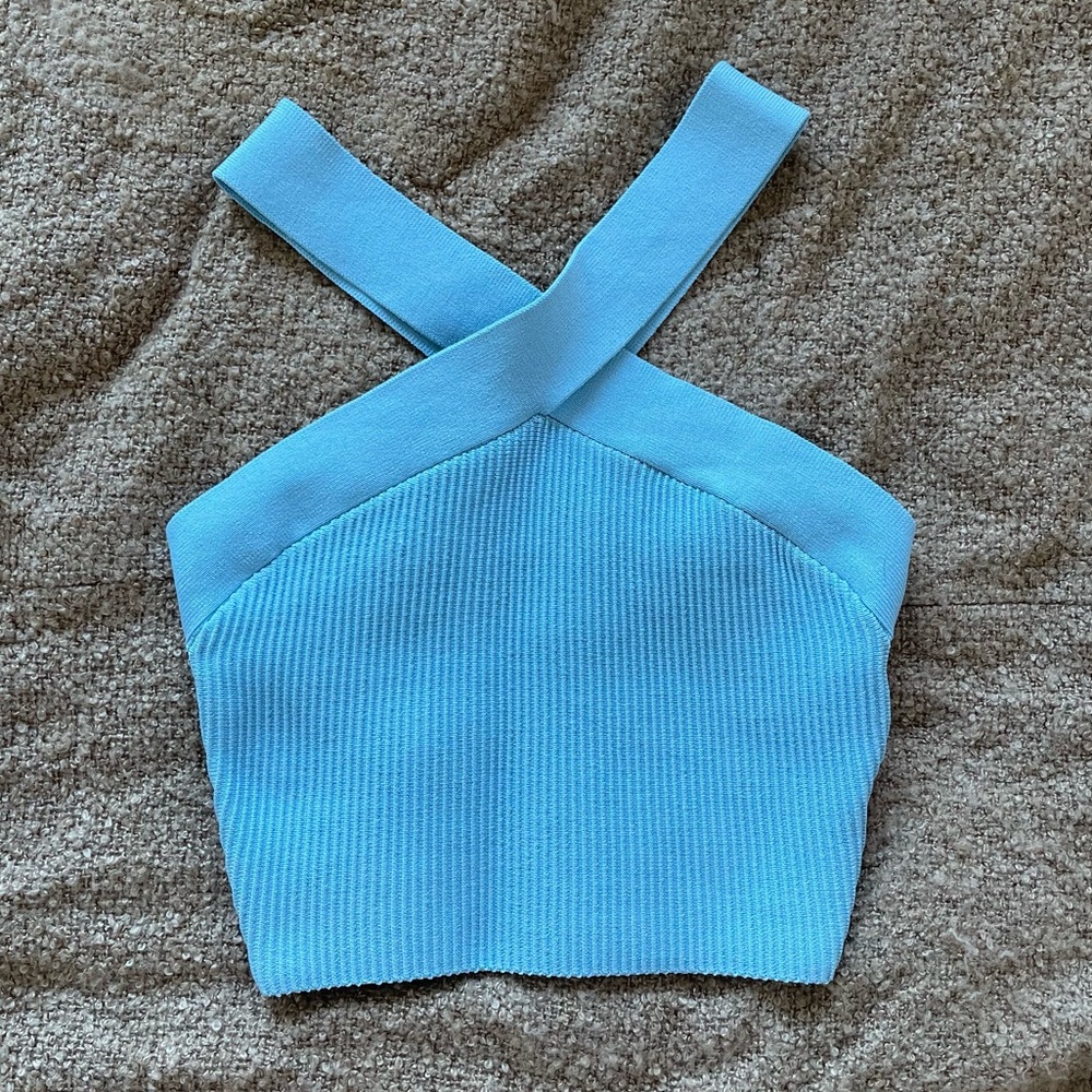 Aritzia Criss-Cross Crop Top